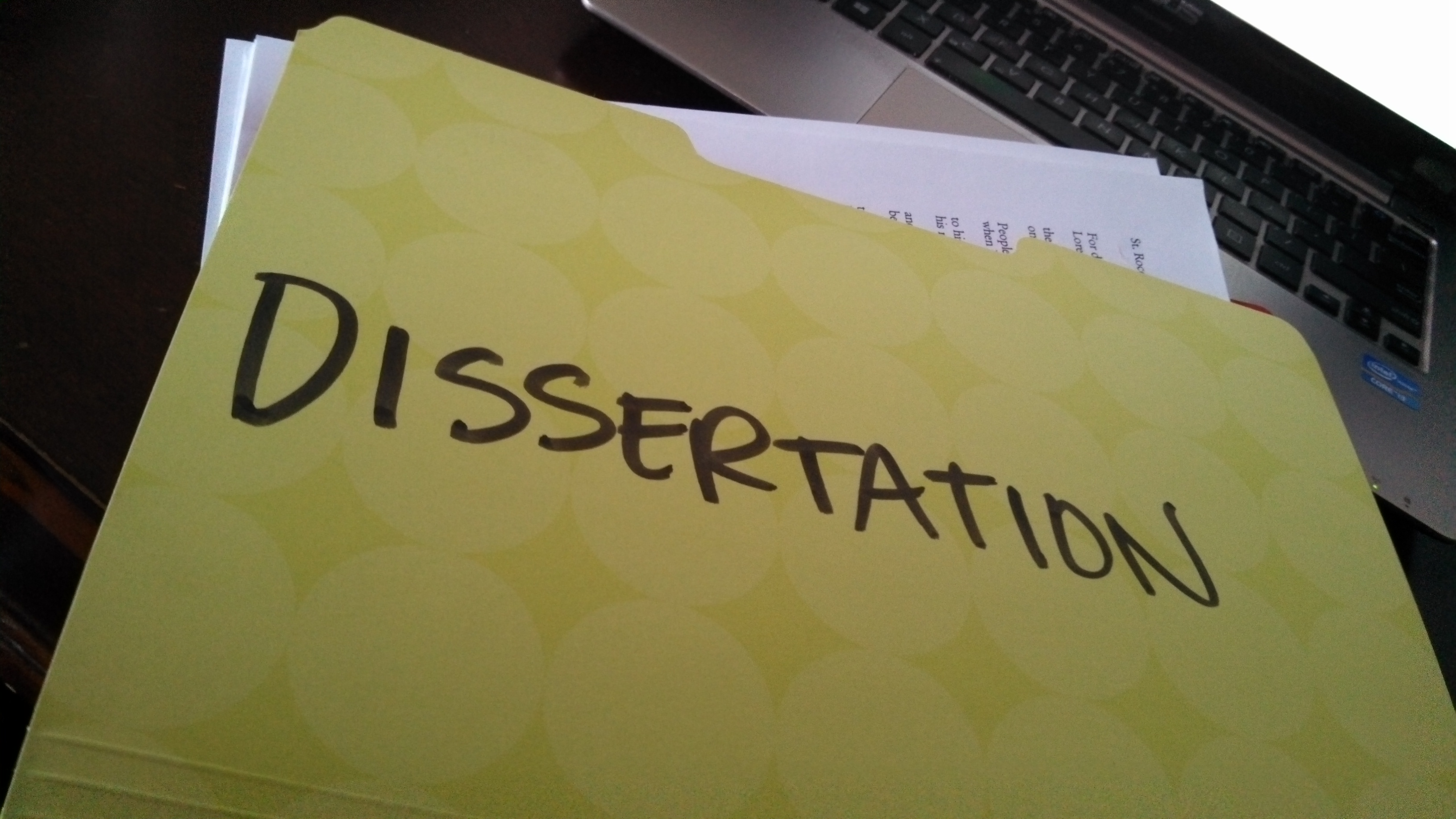 Phd dissertation writing